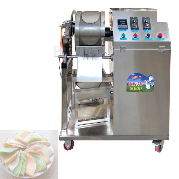 Máquina automática para pastel de pato asado, rollo de primavera, máquina para piel, bollos, hoja de loto, pastel de mil capas, máquina de crepé de piel de muñeca de seda, LB-25