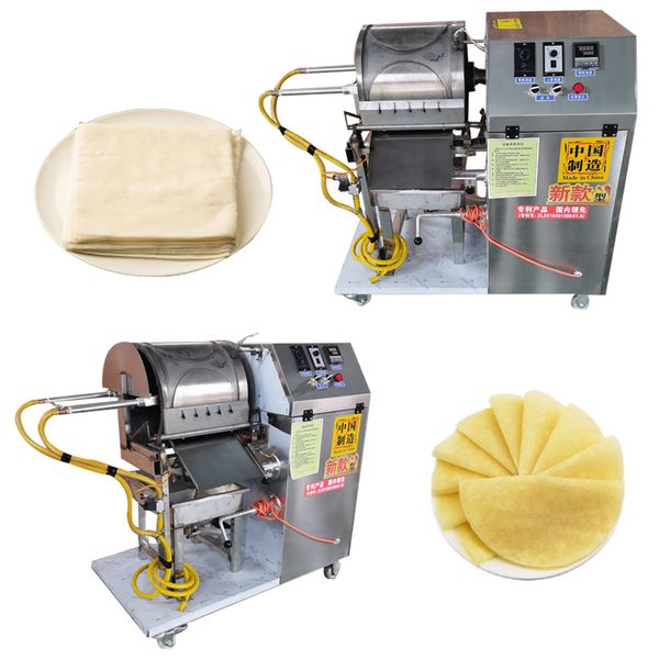 Máquina de pastel de pato asado, máquina comercial de pastelería de rollitos de primavera, máquina de piel de bola de masa personalizable