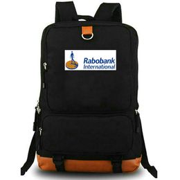 Robabank Backpack Roba Bank Nederl Ands Daypack Bag Sac Money Packsack Print Rucksack Leisure Schoolbag Day Day Pack