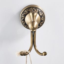 Robe Hook antique en laiton Bronze Luxury Creative Mall Crochet pour salle de bain cuisine en toilette pour maison de décoration de maison Contrôle de serviette porte-clés