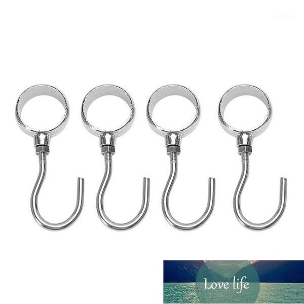 Robe Hooks Armoire 25mm Dia Tube Tube Réglable Vêtements Manteaux Cintres 10pcs1