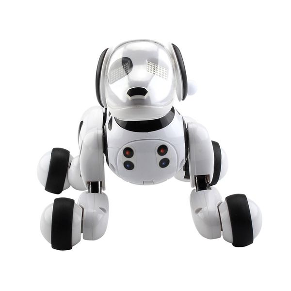 Perro Robot electrónico para mascotas, Robot inteligente Programable para perros, juguete 2,4G, Control remoto inalámbrico inteligente, perro para niños