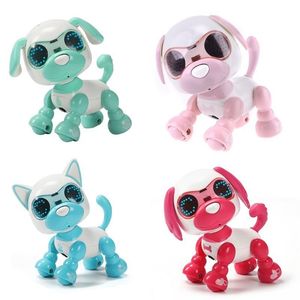 Robot Dog Robotic Puppy Patrol Peuter Interactive Toy Birthday Geschenken Kerstmis Cadeau Speelgoed Pet Kid Gift Ze zullen zelfs Bark LJ201105