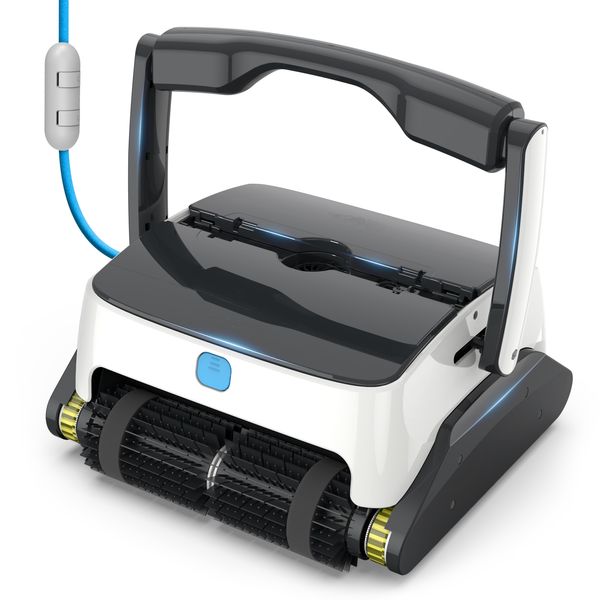 Robot limpiafondos fregador para piscinas 15m cable aspirador automático para piscinas lavado de paredes y suelos