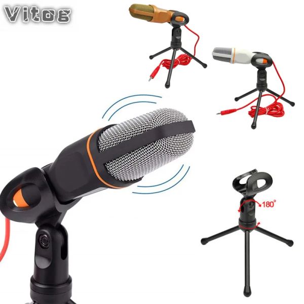 Robot Professional Condenser Microphone Kit Microphone pour ordinateur Megaphone Megaphone à revers pas cher Drum micros Recorder PC ordinateur