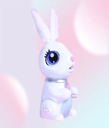 Robot de juguete conejitos hambrientos, conejo robótico interactivo, regalo para niños, comida de imitación, comer música, Robot electrónico LJ2011057347053