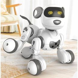 Robot Toys Intelligent Remote Dog Walk Children Toy Interactive Puppy Lindo Animal Electrónico Modelo de conversación Regalo 209268590 para mascota Contr avag