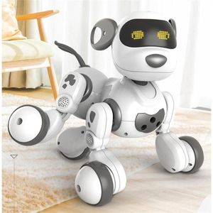 Robot Toys Intelligent Remote Dog Walk Children Toy Interactive chiot mignon Animal Talking Modèle Gift 209268590 pour Pet Cont Avag