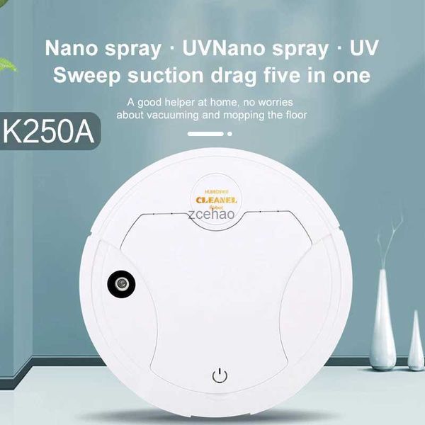 Robot Vacuum Cleaners 2024 nouveau Robot de balayage domestique humidificateur à pulvérisation Mobile Machine de nettoyage aspirateur automatique appareil ménager coffret cadeau
