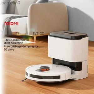 Robotstofzuigers Nieuwste Roidmi Robotstofzuiger EVE CC Automatische zelfstofafzuiging Stofzuiger 4000PA voor Smart House CleaningL231219