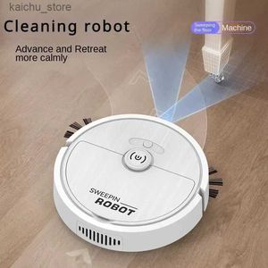 Robot Vacuümreinigers Drie in één nieuwe robotreiniger vegen zuigping MOPPING Cleaning Machine Home Appliance Kitchen Robots Elektrische vloer MOP Y240418