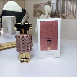 Robot vrouwen parfum 80 ml roem bloeiende roze eau de 2.7 fl oz fame phantom lady spray parfum deodorant op voorraad