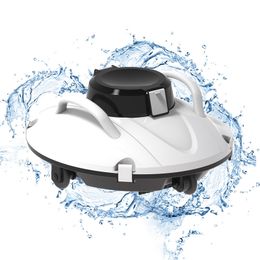 Aspiradoras robóticas Robot Limpiador de piscinas Aspirador automático inalámbrico Cepillos eléctricos Al aire libre 5000mAh Recarga Capacidad de crucero 110 minutos 230701