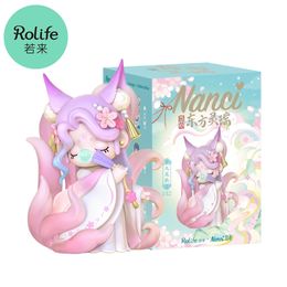 Robotime Rolife Nanci Auspicious Eastern Spirit Beast Blind Box Action Figures Doll Toys Surprise Box Lady Toys - Znxx0 240420