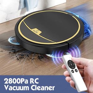 Robots Électronique Robots Aspirateur Robot Aspirateur Domestique Télécommandé 2800 Pa Avec Réservoir D'eau Anti-Goutte Vadrouille Balayage Humide Et Sec