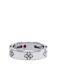 robrto munt zilver Love Verona diamanten ring Verona merklogo ontwerper Nieuw in luxe fijne sieraden sterling Raneth stapelring