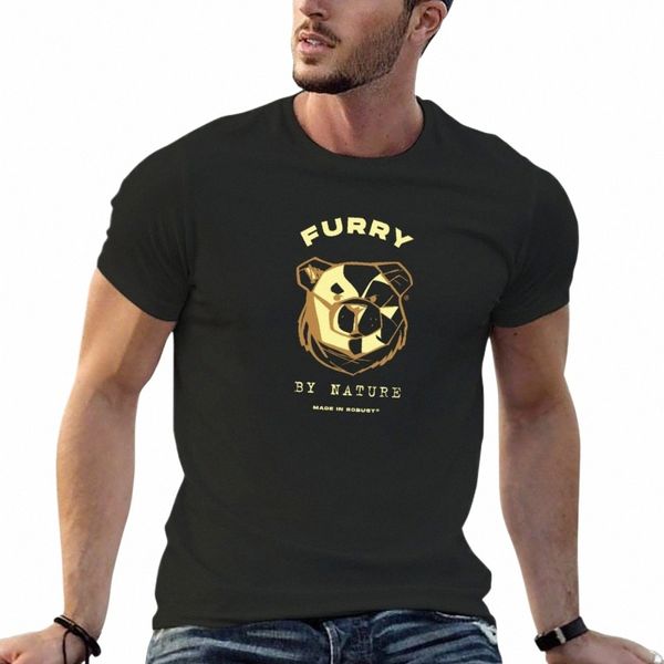 robuste BEAR NATURE FURRY T-Shirt sweat-shirt vêtements esthétiques hauts hommes t-shirts unis X0QD #