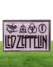 ROCK Band Led Zeppelins Emaille Pin Broche Metalen Badges Reversspeldjes Broches Rugzak Kraag Denim Jasje Sieraden Accessoires3562324