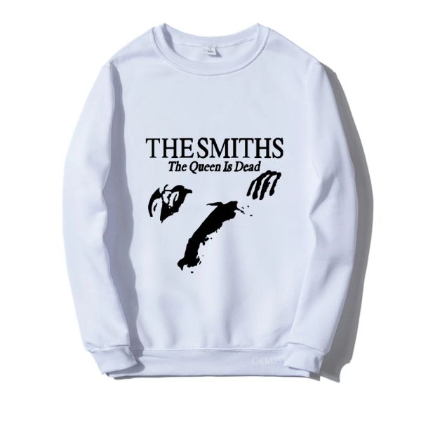 Rock Band The Smiths the Queen Is Dead Sweat à capuche Vintage Punk 1980 Indie de Morrissey Sweatshirts Gothies surdimensionnés surdimensionnés