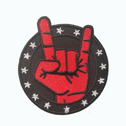 Rock n Roll Style Punk patchs brodés fer sur patchs pour vêtements broderie Logo Badges personnalisés Appliques bricolage livraison gratuite