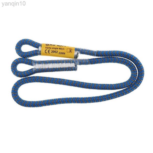 Protección de rocas 22kn 8 mm Prusik Eye-to-Eye Cord Rope para escalada de roca HKD230810