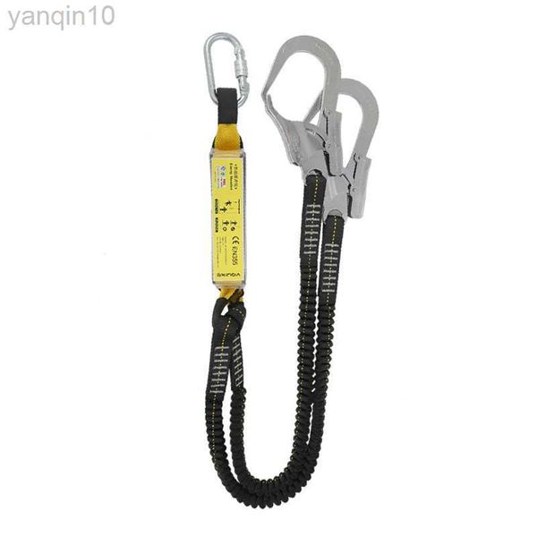 Protection des roches 25kn ceinture de sécurité protectrice Bande de écharpe élastique élastique avec hameçon carabiner