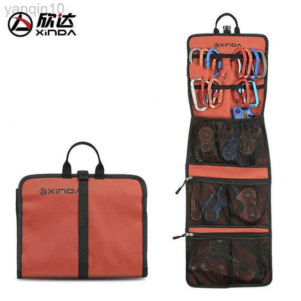 Protección de roca plegable Ligero de escalada de rocas Caven Arborista Quickdraw Sling Catabinador de equipo Ganning Collection Collection Cragence HKD230810