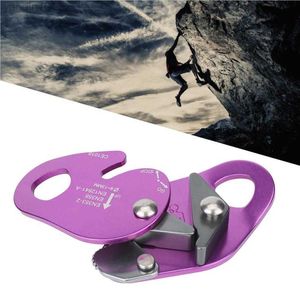 Protection des roches Arrêt autoproclamé descendant pour une corde 9-13 mm Grame Rappel Rague d'escalade Purple HKD230810