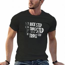 Rock Step Triple Step T-Shirt nieuwe editi oversized zomer top Korte mouw tee effen t-shirts mannen r4mO #