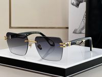 Concepteurs de lunettes de soleil rock pour hommes femmes d'été le weben ii style anti-ultraviolet square lunes sans cadre boîte aléatoire