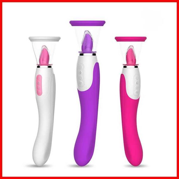 Vibrador de masaje para mujer Rock, punto G, segunda marea, masturbación, calefacción telescópica, succión de lengua, lamiendo pene, productos para adultos 231129