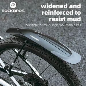 ROCKBR garde-boue de vélo élargi à dégagement rapide 26-29 pouces vtt route Durable Installation innovante garde-boue accessoires de vélo 240202