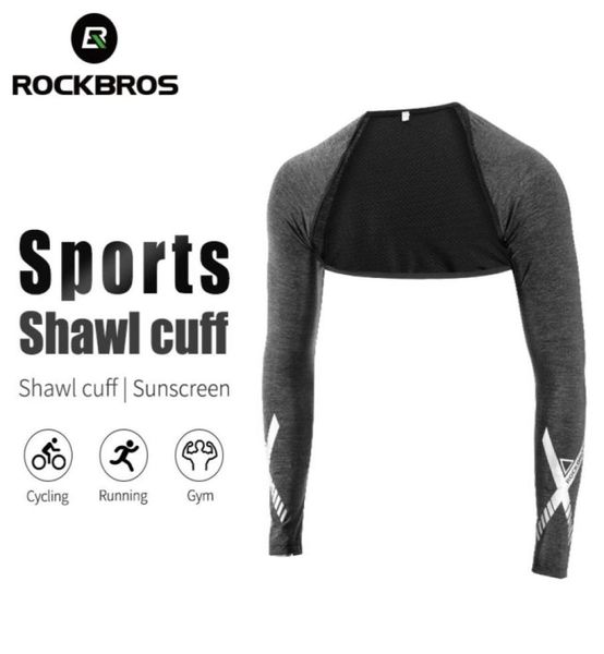 ROCKBROS chauffe-bras été glace soie AntiUV châle manchette cyclisme bras manches séchage rapide refroidisseur Sports de plein air 74340979165878