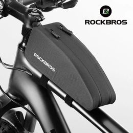 Sac à vélo Rockbros Arafroping cyclisage supérieur du tube avant de grande capacité ACCESSOIRES DE BILLE NOIR BLACH ROUTE MTB 240416