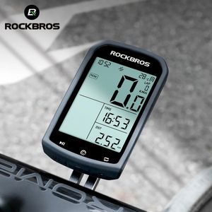Rockbros Bicycle Computer GPS 50 Ant Bluetooth imperméable sans fil Cyclocomputer Bike Wike Stopwatch Accessoires 240411