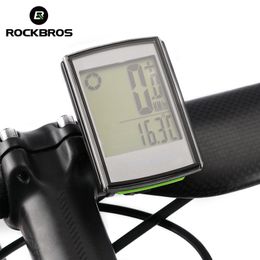 ROCKBROS ordinateur de vélo chronomètre sans fil étanche rétro-éclairage écran LCD vélo ordinateur compteur de vitesse odomètre Cycle