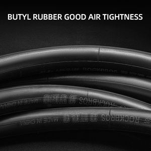 RockBros Bicycle Inner Tube FV/AV Bike Tube Band Buis voor mountainbikebanden Butylrubber 26/27.5 Presta Schrader -klepbuis