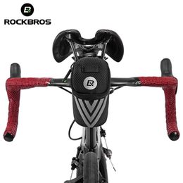 RockBros Bicycle Mini Seat Bag Cycling Y-serie Strap op Wedge Packs Saddle Bag MTB Rode Bike Tool Kits Achterbankpakketzakken