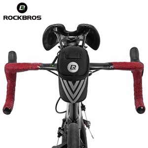Rockbros Bicycle Mini Bolsa de asiento Ciclismo Strap en paquetes de cuña Bolsa de silla