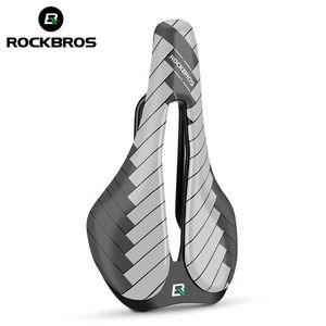 ROCKBROS selle de vélo course selles respirantes PU ultra-léger absorbant les chocs hommes femmes vélo sécurité coussin siège 0131