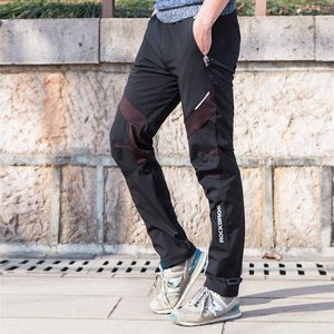 ROCKBROS Vélo Hiver Pantalon Femmes Hommes Respirant Réfléchissant Résistant À La Pluie Chaud Garder Vtt Pantalon Courir Escalade Vélo Pantalon 220509