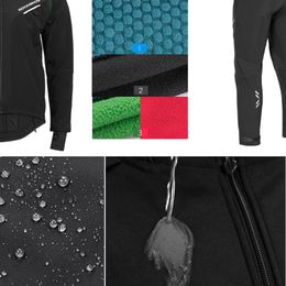 Rockbros Cycling Clothing Set Winter Thermal Fleece Pantal