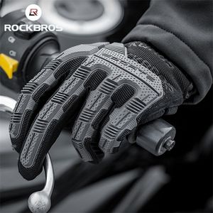 ROCKBROS gants de cyclisme SBR 6mm coussin épaissi antichoc respirant GEL vélo hommes femmes doigt complet gants de Sport 220622