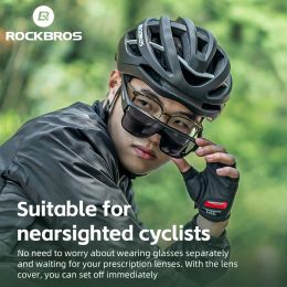 Rockbros à cyclisme des verres polarisés pour la pêche et la conduite des lunettes de soleil à vélo réduisent les lunettes de soleil à vélo léger.