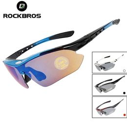 ROCKBROS lunettes de randonnée lunettes de soleil polarisées hommes lunettes de tir tactiques pêche escalade lunettes de Sport UV400 lunettes de cyclisme 240223