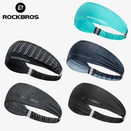 ROCKBROS Hommes Femmes Bandeau Printemps Eté Cyclisme Course À Pied Bandeau Fitness Yoga Gym Foulard Sueur Bande De Cheveux Bandage 240125