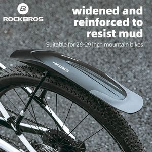 Rockbros Mountain MudGuard élargir la sortie rapide 2629 pouces Installation lnnovative durable Accessaires de vélo y240410.