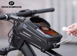 Rockbros Nouveau design sacs à vélo à cadre Front 8.0 Boîtier de téléphone ACCESSOIRES DE BICYLE DE BICYLE SN TOUC