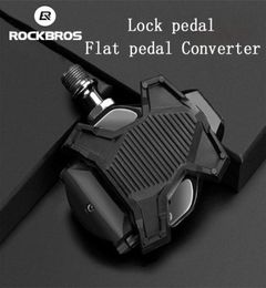 Rockbros Road Bike Lock Pedalen Conversie Flat Pedal Converter SPDKEO Systeem Vergrendelingsplaat Fietsaccessoires28959499293518