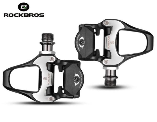 ROCKBROS SPDSL vélo de route pédales autobloquantes ultraléger en alliage d'aluminium 2 roulements scellés vélo pédales vélos Part41314398370885